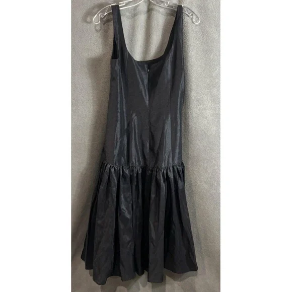 Hutch Dress Womens Size 6 Black Sleeveless Midi Drop Waist Shimmer Evening Cockt Dresses Hutch Dress Womens Size 6 Black Sleeveless Midi Drop Waist Shimmer Evening Cockt Dresses